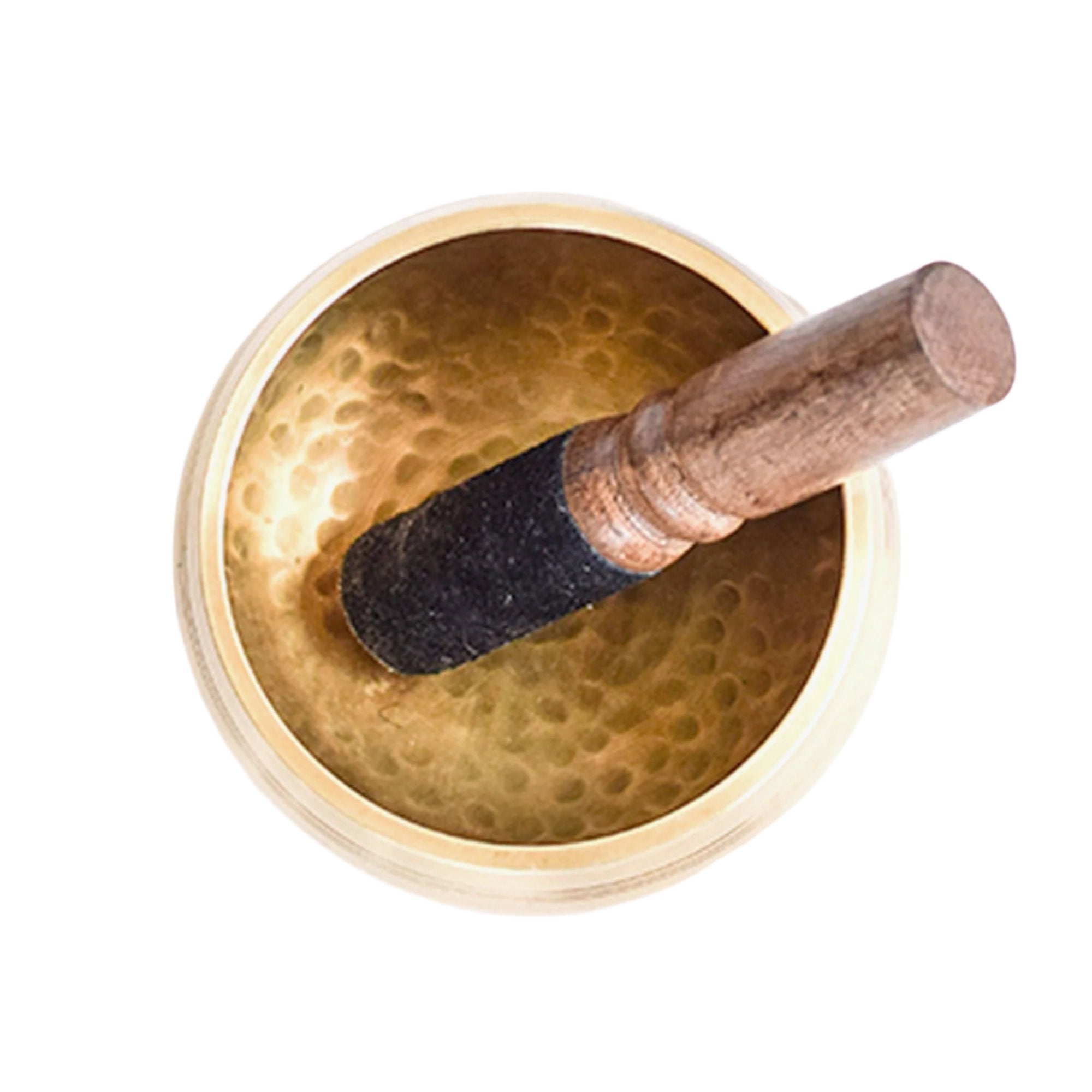 4" Hand-Hammered Brass Singing Bowl